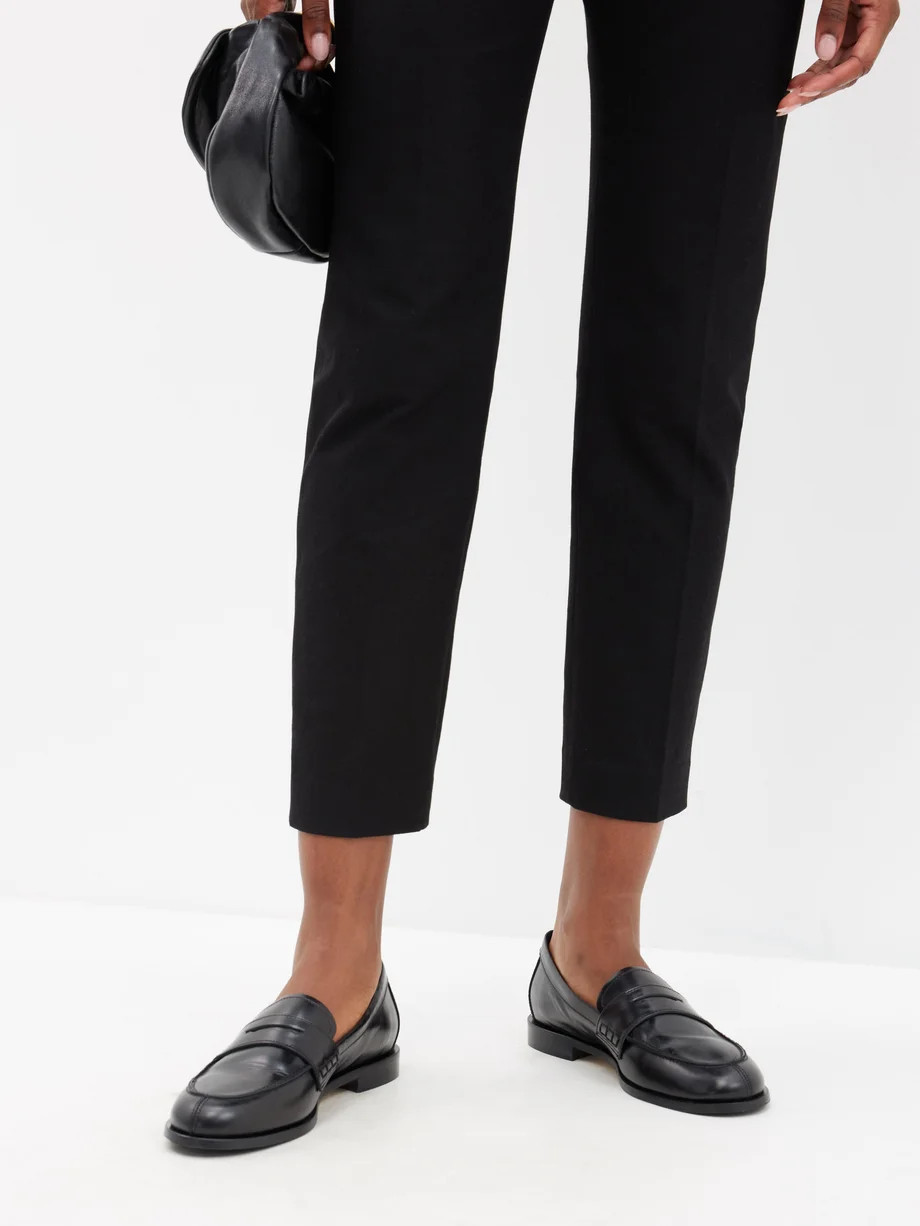 Oscar leather penny loafers | Aeyde | Matches (US)