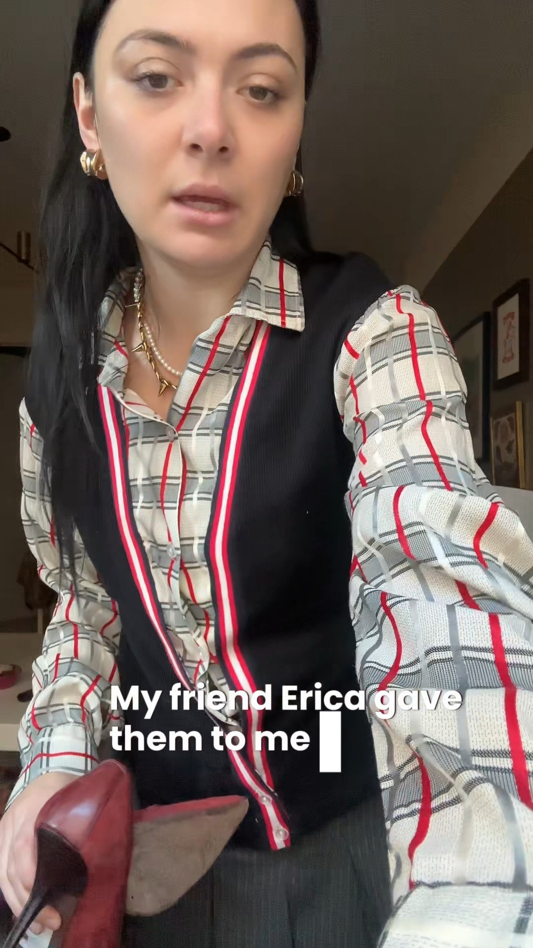 Styling the lace tights again! This time I went for a preppier look. Think pinstripes, layered shirts and vests 

#LTKPetite #LTKFindsUnder50