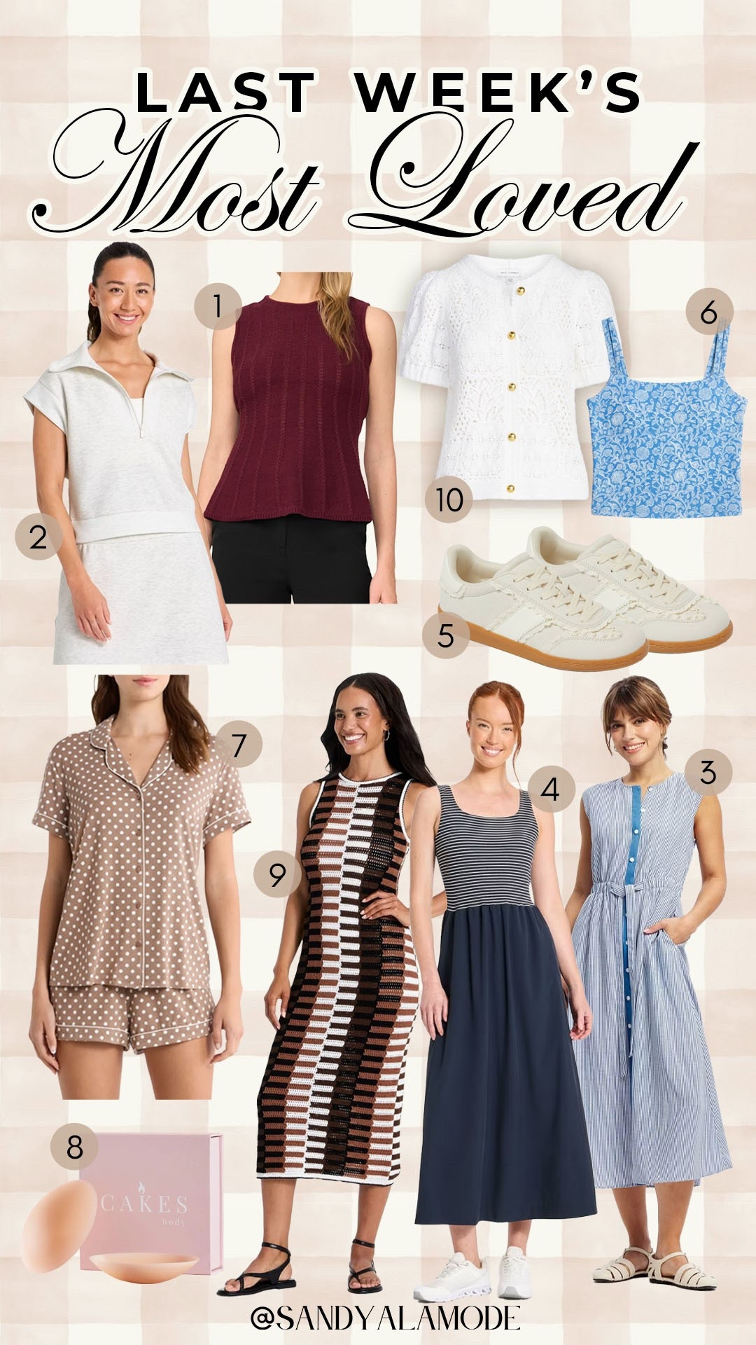 Last week’s most loved // summer outfit // Target fashion // Walmart fashion // travel outfit // dresses //nordstrom sale // pajamas

#LTKSeasonal #LTKootd