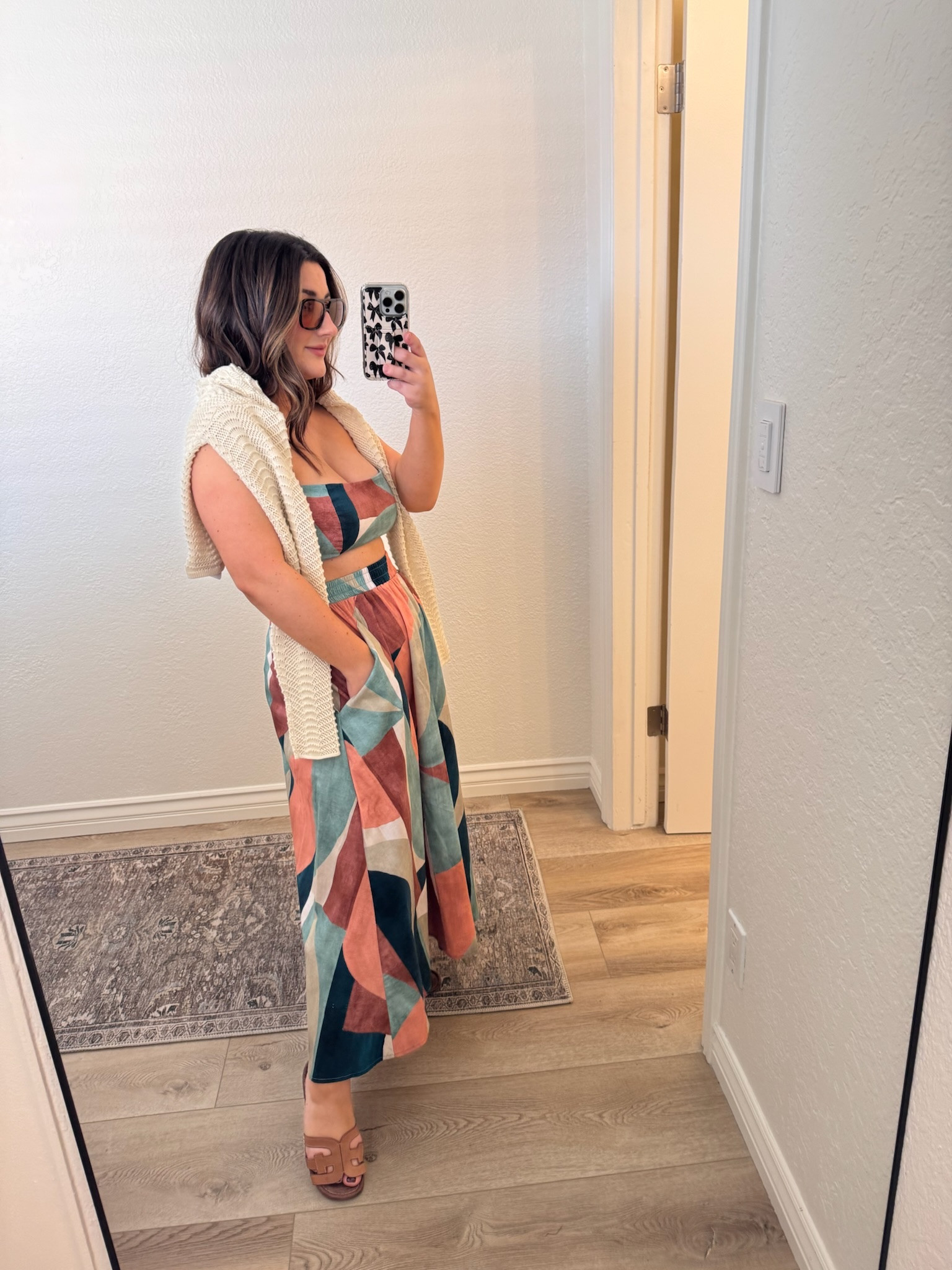 Petite friendly spring outfit! 

Sweater size xs
Matching top and skirt size small

5’0” 145lbs Petite fashion

Vacation outfit 
Spring outfit 
Petite outfit 

#LTKTravel #LTKSeasonal #LTKPetite