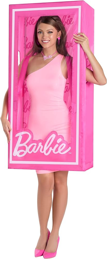 Spirit Halloween Adult Barbie Box Costume | Officially Licensed | Mattel | 3D Halloween Costume |... | Amazon (US)
