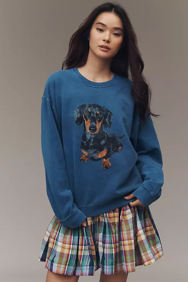 Dachshund Graphic Sweatshirt | Anthropologie (US)