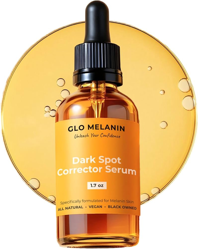Glo Melanin Dark Spot Remover for Face - Dark Spot Corrector Serum with Vitamin C - Reduces Disco... | Amazon (US)