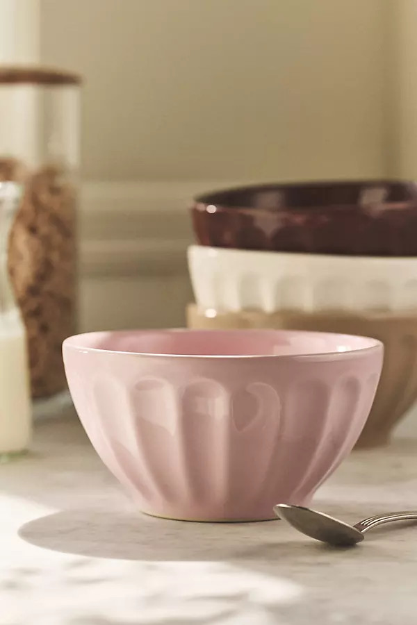 The Latte Stoneware Cereal Bowls, Set of 4: Amelie Edition | Anthropologie (US)