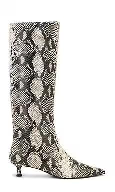 Tony Bianco Crystal Boot in Ecru Snake from Revolve.com | Revolve Clothing (Global)