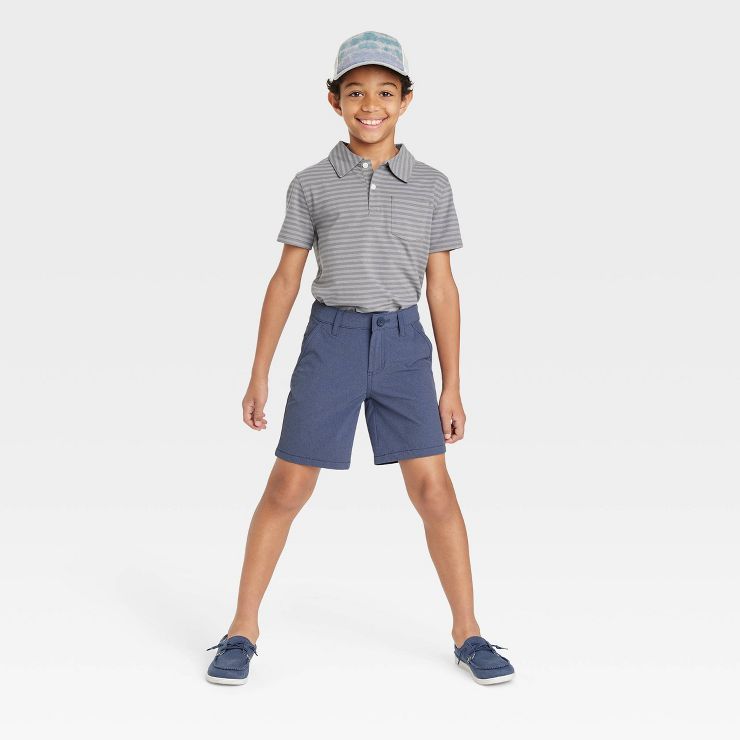 Boys' Quick Dry Flat Front 'At the Knee' Chino Shorts - Cat & Jack™ | Target