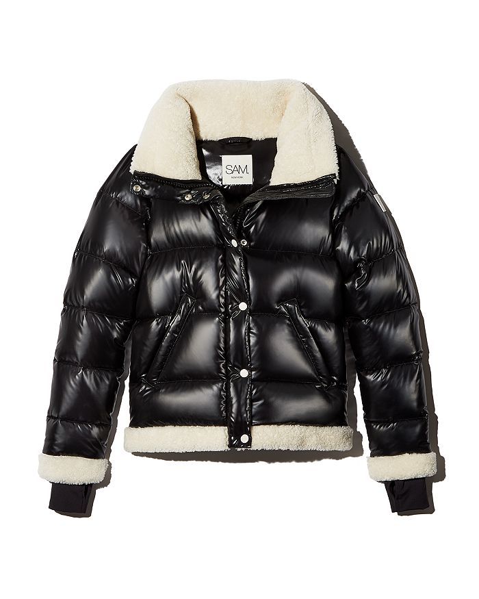 Gigi Shearling-Trim Down Jacket - 100% Exclusive | Bloomingdale's (US)