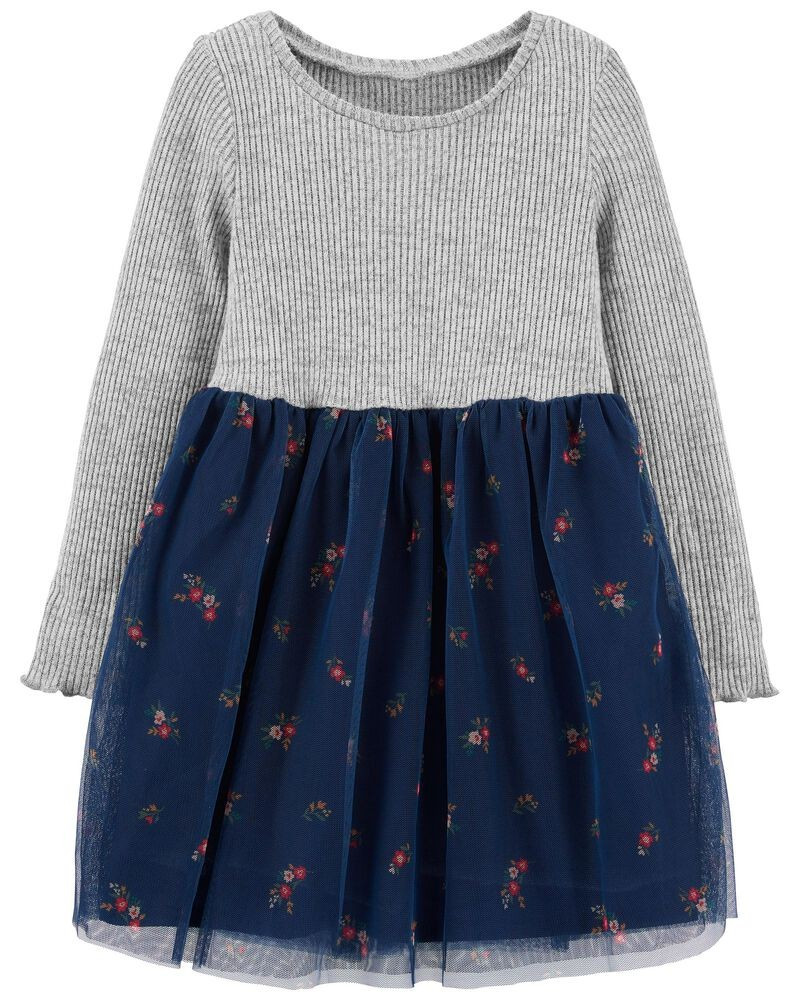 Long Sleeve Tulle Dress | Carter's