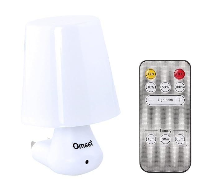 Simple Plug-in Remote Control Led Night Light Decorative Nite - Adjustable Bright Bedside Dim Bab... | Amazon (US)