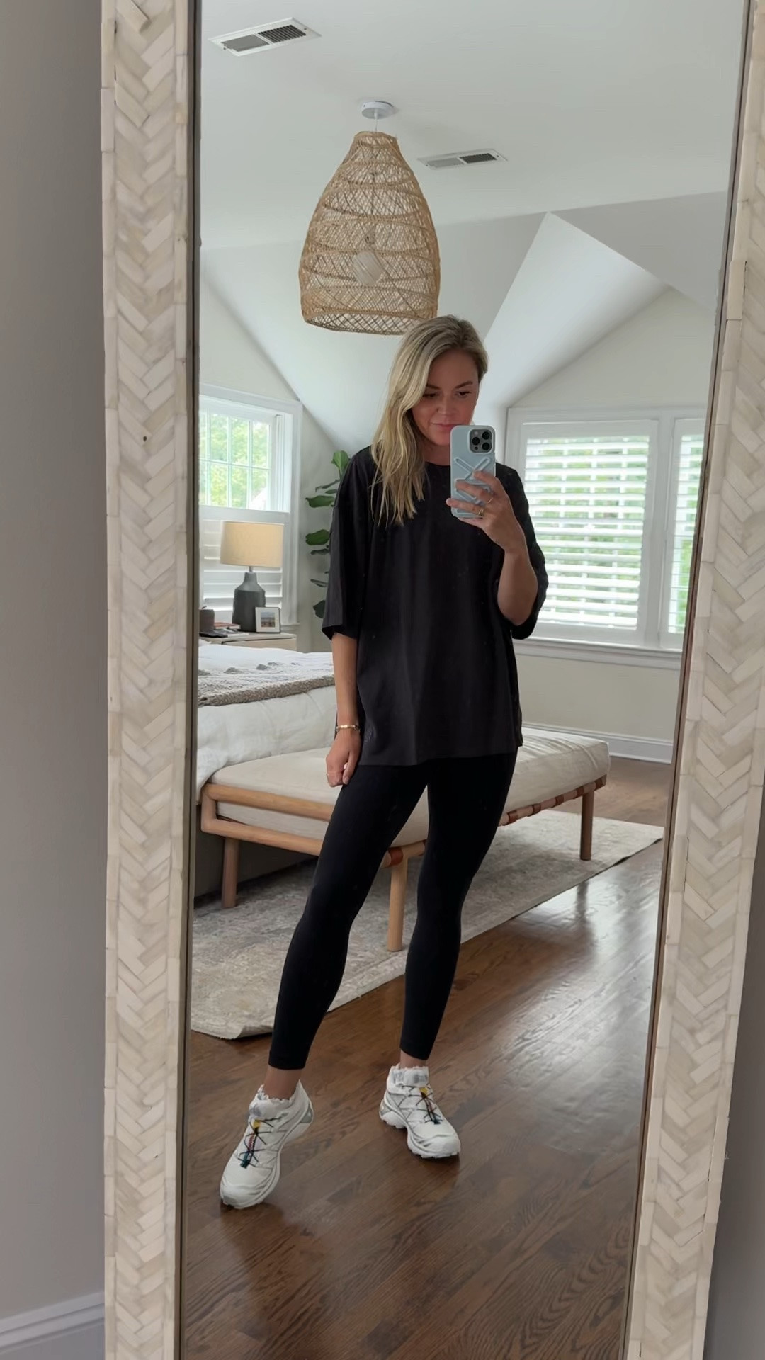One of my favorite tees to pair with leggings is biker shorts for workouts. Under $40, 100% cotton and tons of colors. I’m 5’5 wearing a small, tts. Size down 1/2 in sneakers

#LTKfitnessgoals #LTKdayinmylife