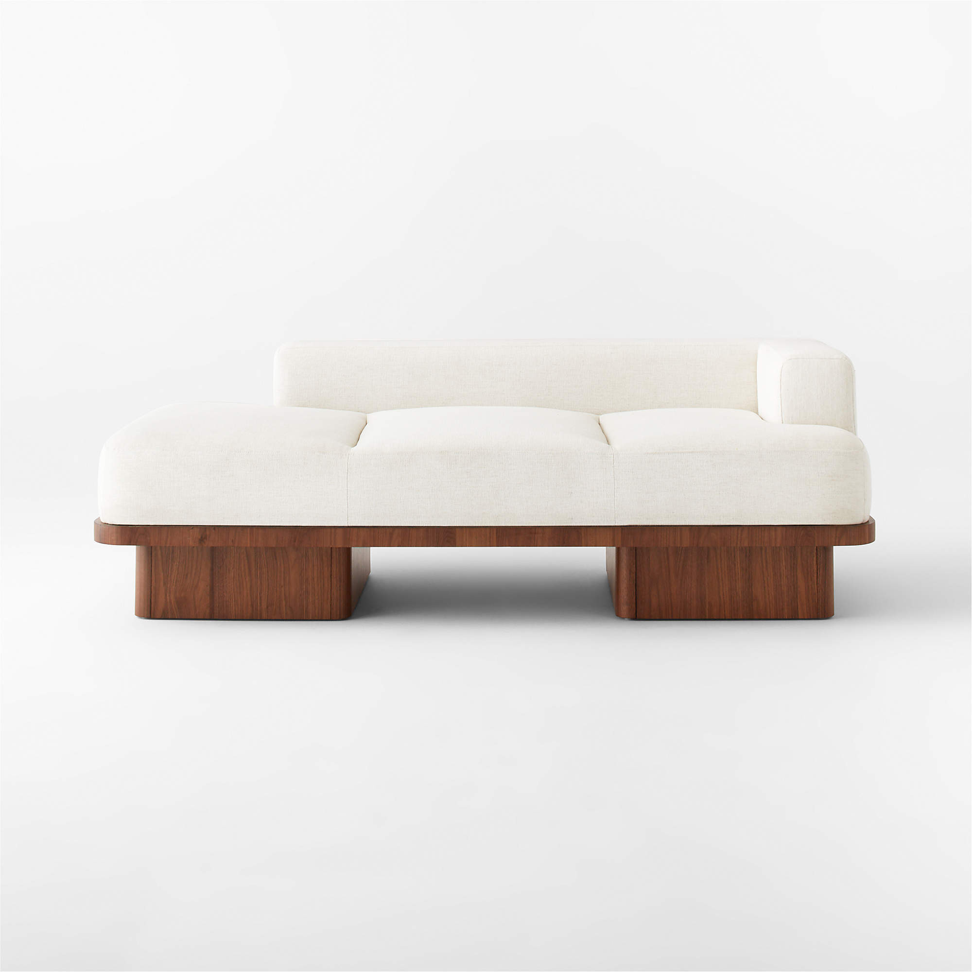 Serafin Modern White Performance Fabric Daybed + Reviews | CB2 | CB2