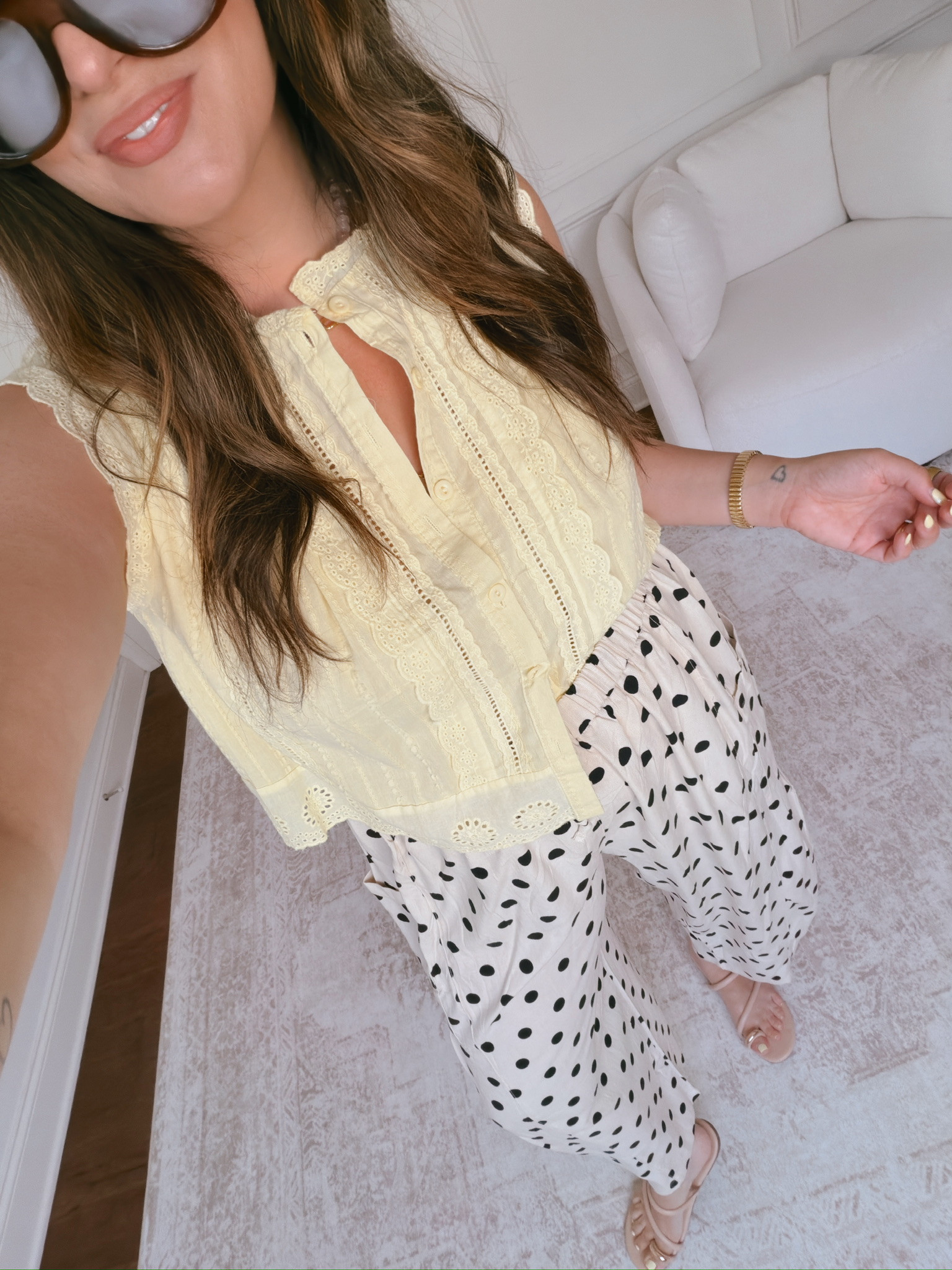 wearing a large in both pieces 

 #LTKSeasonal #LTKMidsize