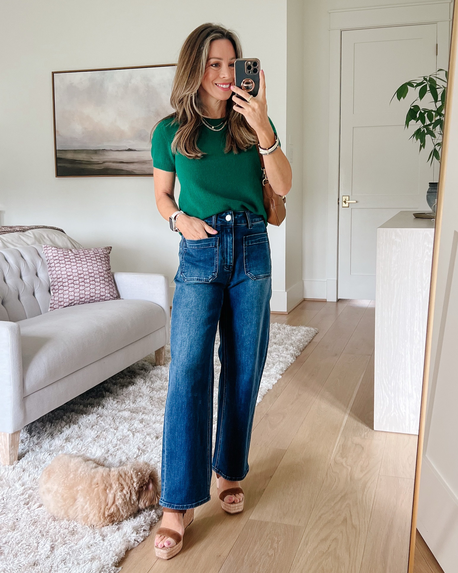 This Quince cashmere short sleeve is gorgeous for springtime especially in this green 🍀

Top Fit: I’m wearing an XS

Jeans Fit: I’m wearing a 25

#LTKWatchNow #LTKFindsUnder100 #LTKPetite