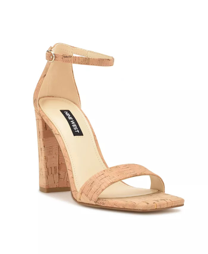 Women's Marrie Square Toe Block Heel Dress Sandals | Macys (US)