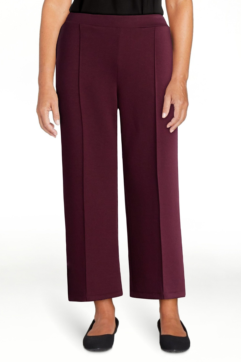 Scoop Women's and Women's Plus New Scubaknit Cropped Pants, Sizes XS-4X | Walmart (US)