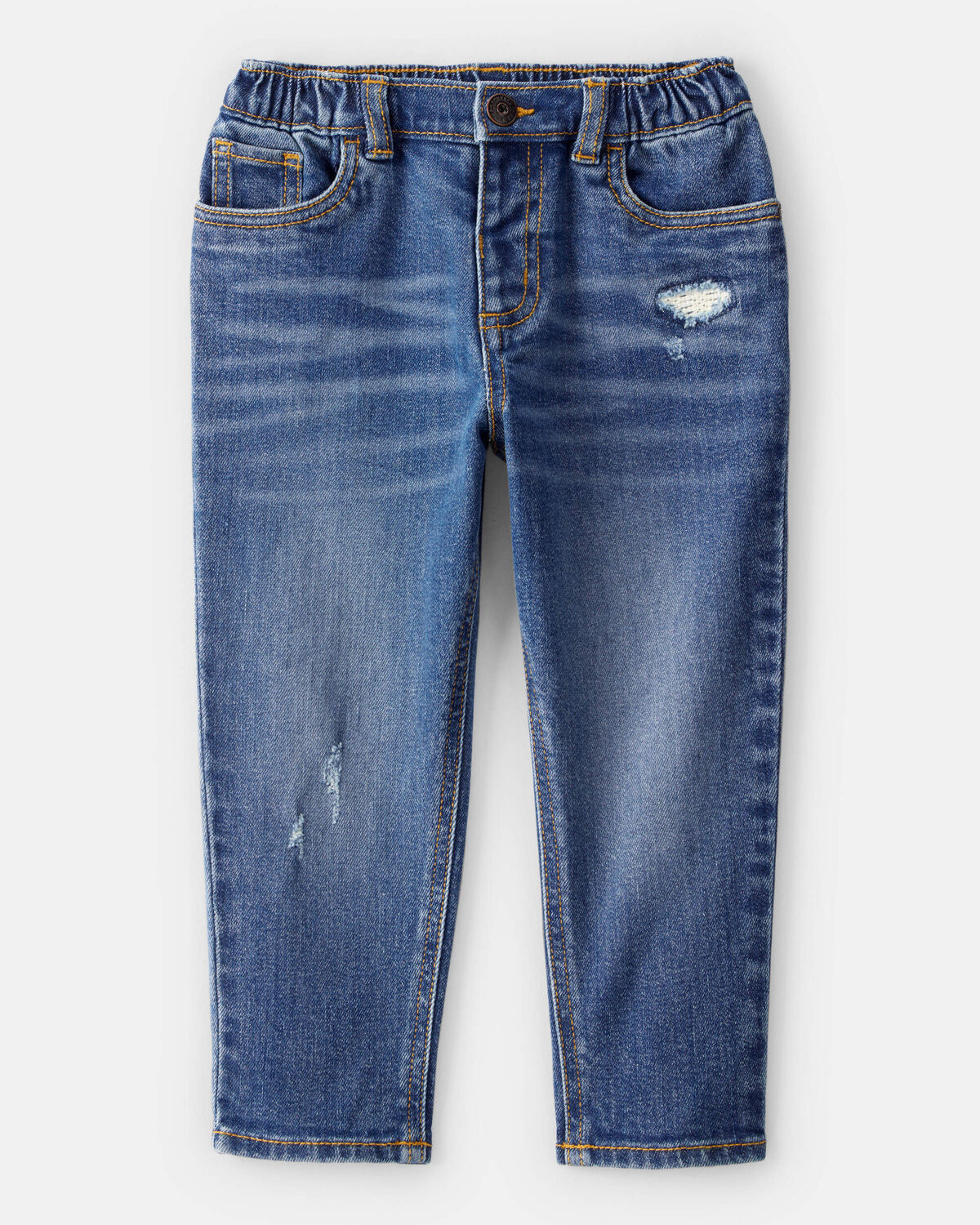 Toddler Boy  Tapered Distressed Denim Jeans - Medium Wash | Carter's Inc