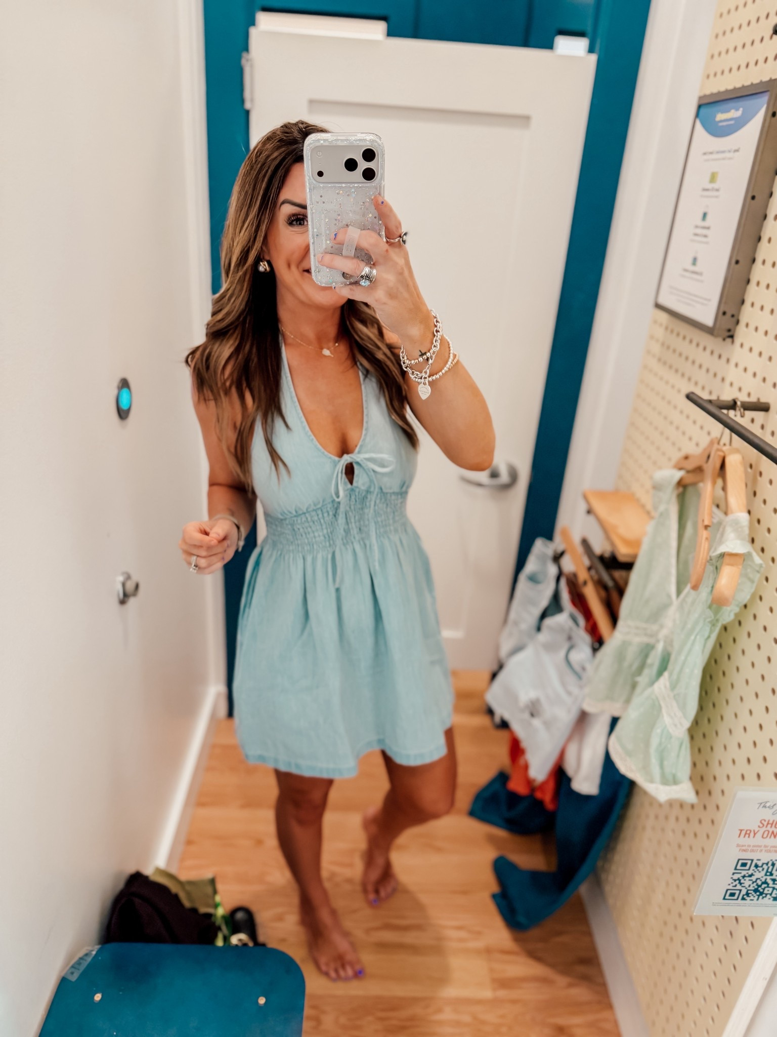 Denim staple, yes of course! New drop alert at American Eagle! I’m 5”6, usually a XS-S, wearing a small. 

#LTKdayinmylife #LTKgrwm #LTKootd