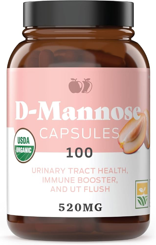 Complete Natural Products Organic D-Mannose Capsules - Pure D-Mannose Pills 100 Count for UTI, Bl... | Amazon (US)