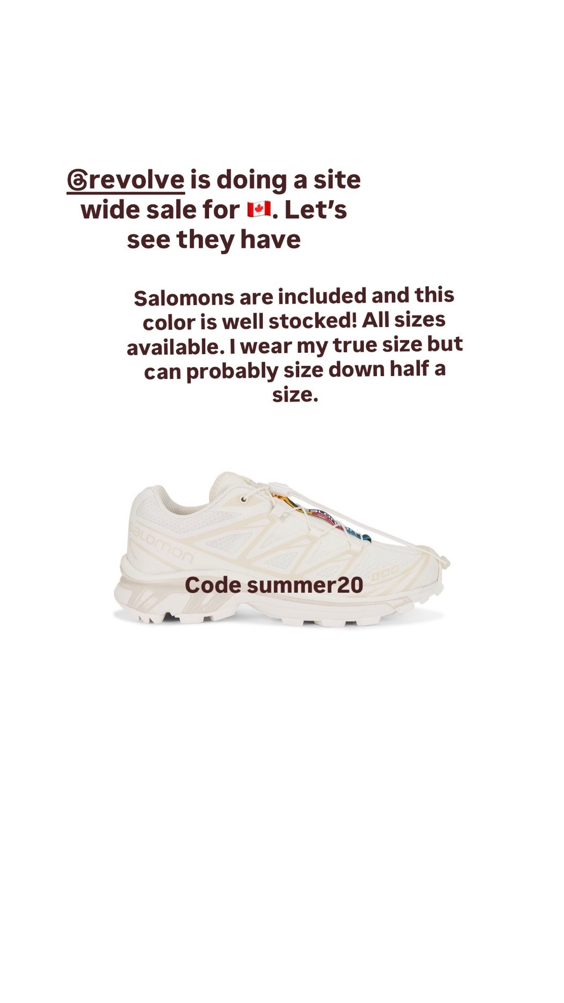 Salomon sneakers on sale

#LTKcanada #LTKsale