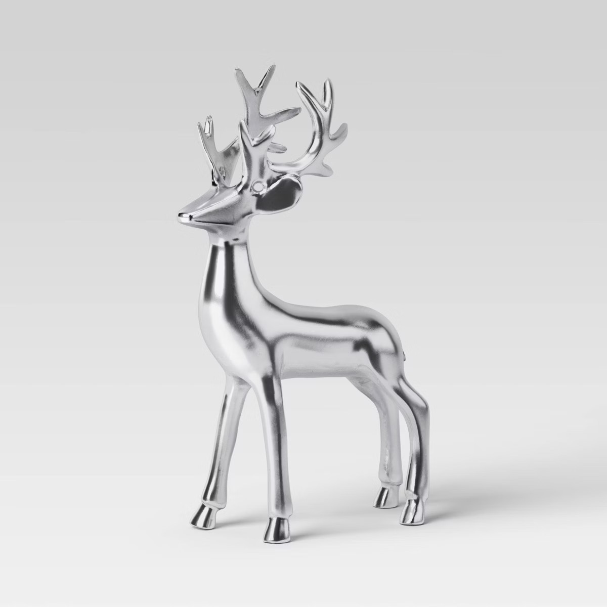 Christmas Standing Deer Segmented Silver - Threshold™ | Target