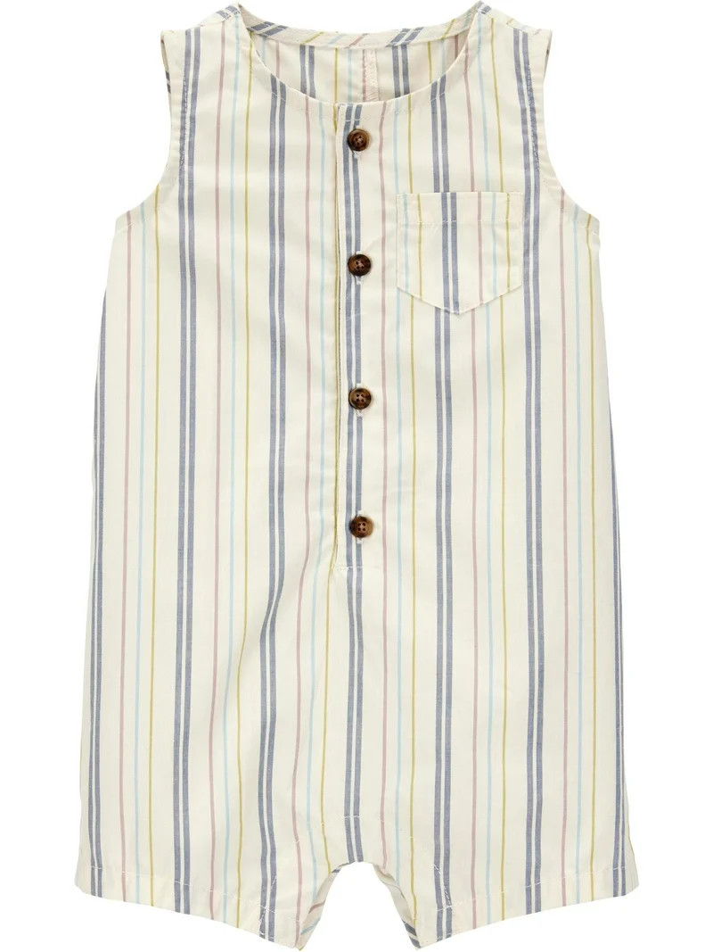 Carter's Child of Mine Baby Boy Romper, Sizes 0/3-24 Months | Walmart (US)