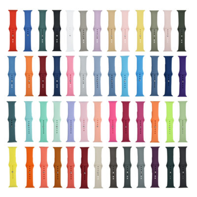 Silicone Band Strap for Apple Watch Sports Series 6 5 4 3 2 1 SE 38/40/42/44mm | eBay US