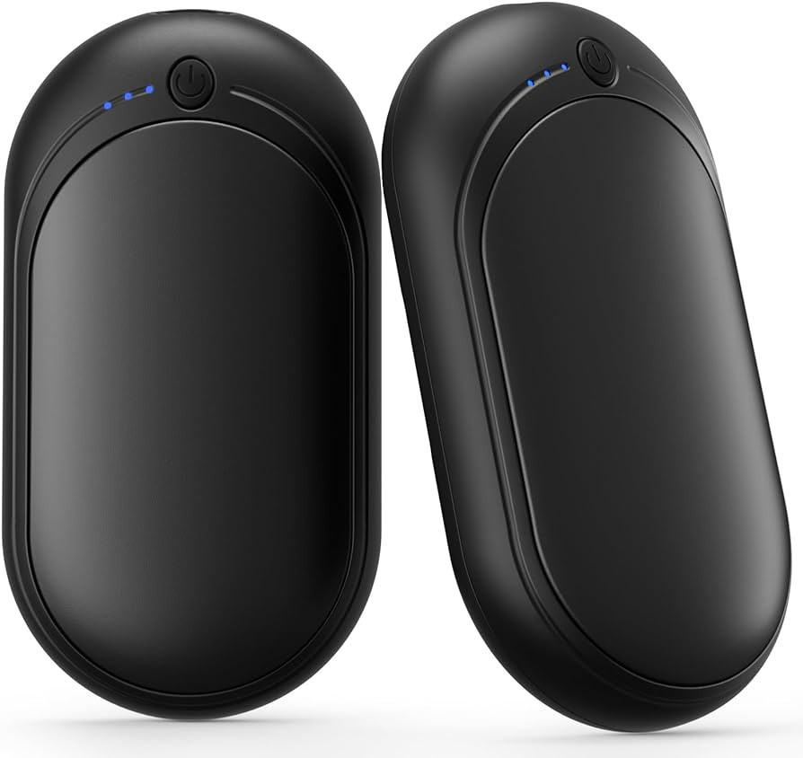 Hand Warmers Rechargeable, KNIFOD 2 Pack 6000mAh Portable Electric Handwarmers, Reusable USB Pock... | Amazon (US)