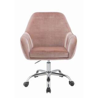 Acme Furniture 27 in. Width Big and Tall Dusky Rose Fabric Task Chair 92504 - The Home Depot | The Home Depot