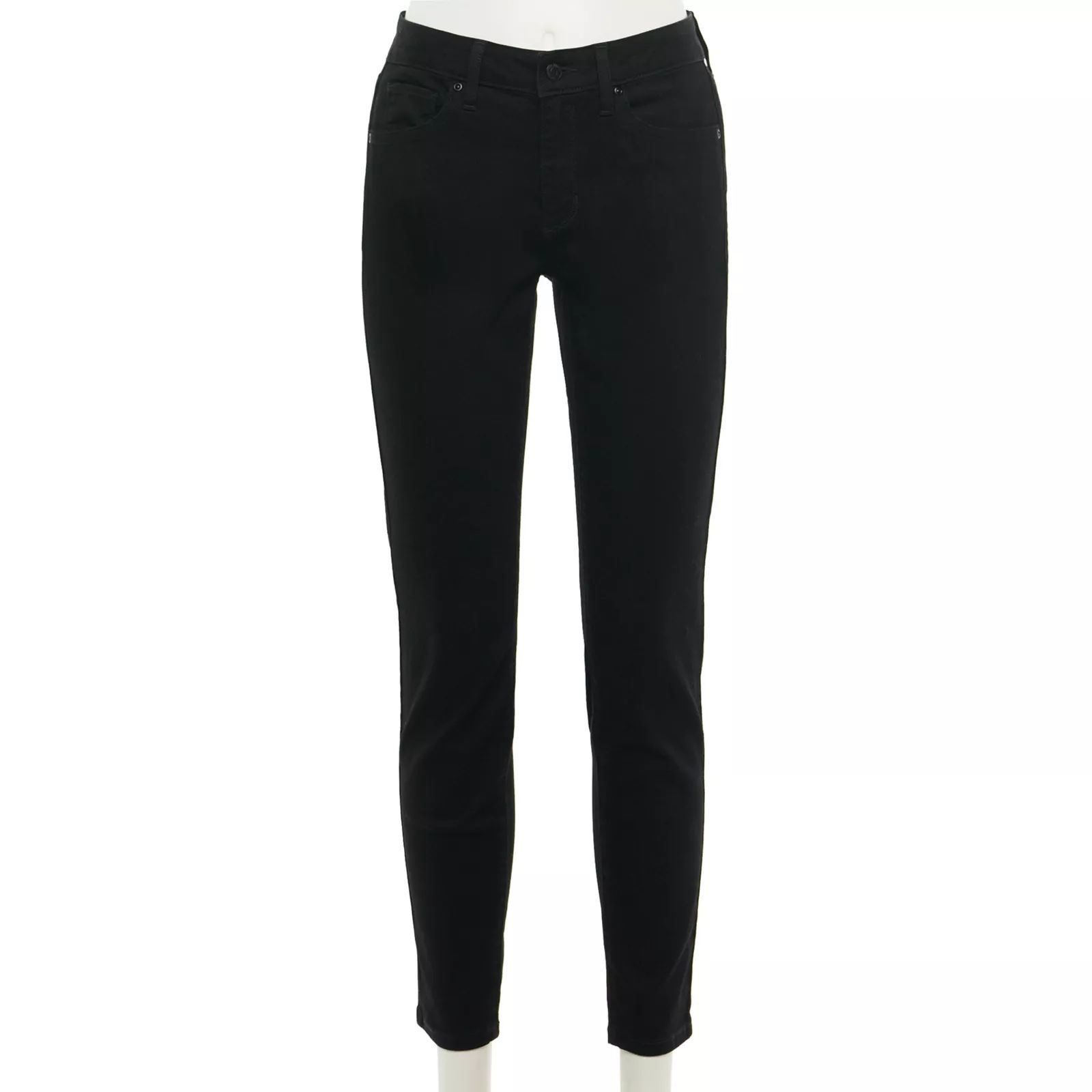 Women's Sonoma Goods For Life Curvy Skinny Jeans, Size: 18 Short, Black | Kohl's