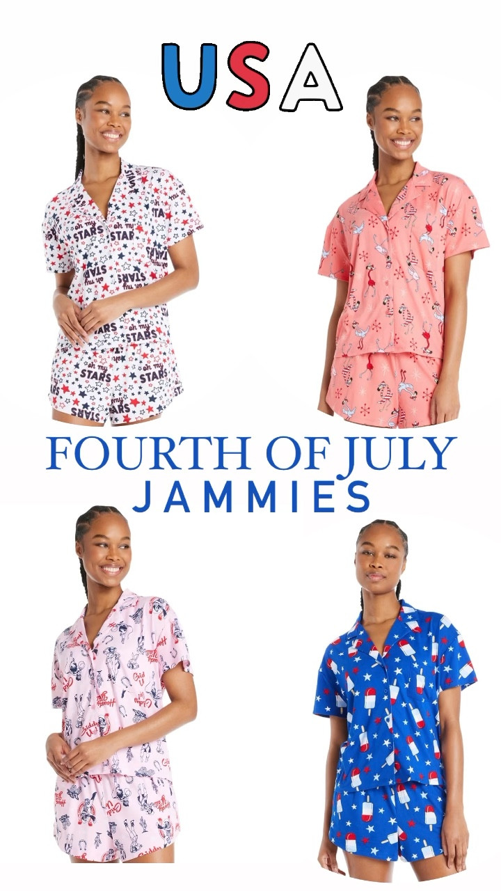 Soft Fourth of July Jammies!
Women’s 4th of July pajamas 
Pajama set 

#LTKSeasonal #LTKxWalmart #LTKFindsUnder50