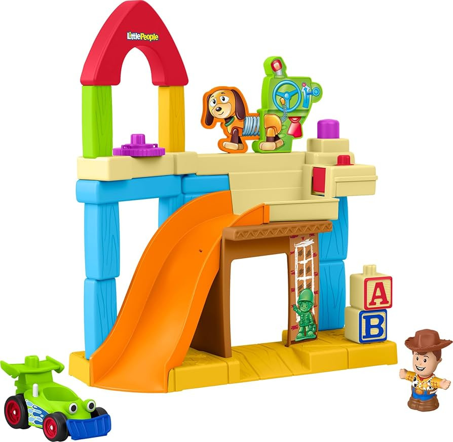 Fisher-Price Little People Toddler Toy Disney & Pixar Toy Story Andy\u2019s Room Playset with Woo... | Amazon (UK)