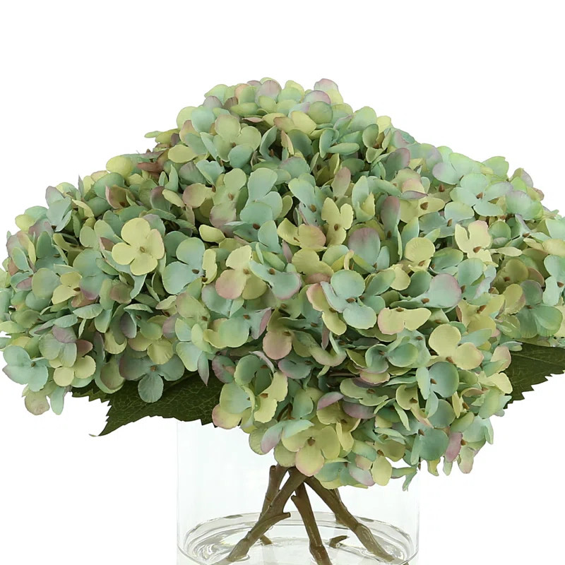 Kelly Clarkson Home Faux Hydrangea Arrangement in Vase & Reviews | Wayfair | Wayfair North America