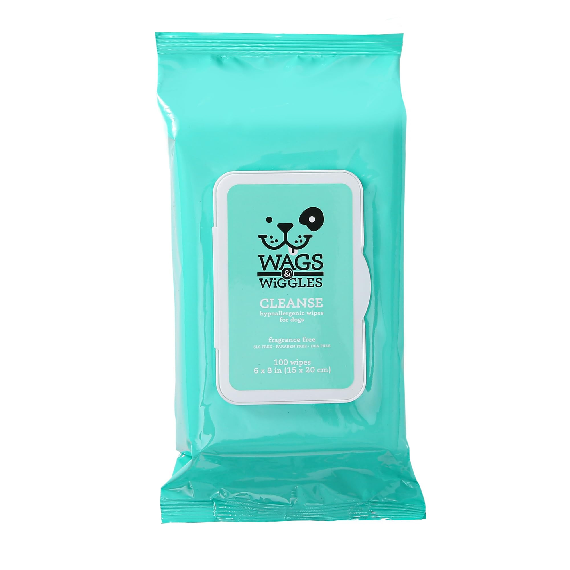 Wags & Wiggles Freshen Deodorizing Wipes for Dogs, Fresh Strawberry Scent - Dog Wipes Eliminate O... | Amazon (US)