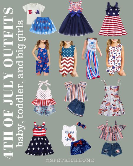 Fourth of July is coming!! And all this outfits for girls are from Walmart! So darling!!!

#LTKU #LTKSeasonal #LTKKids