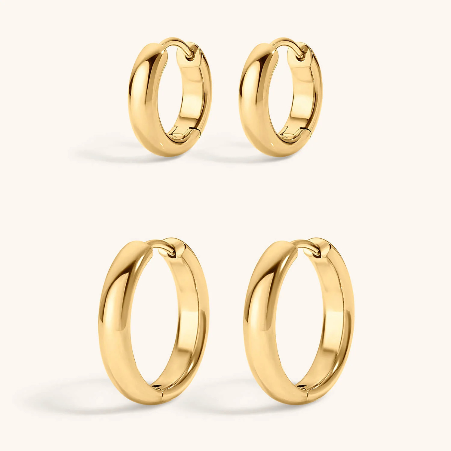 Bold Hoops Duo | Maison Miru