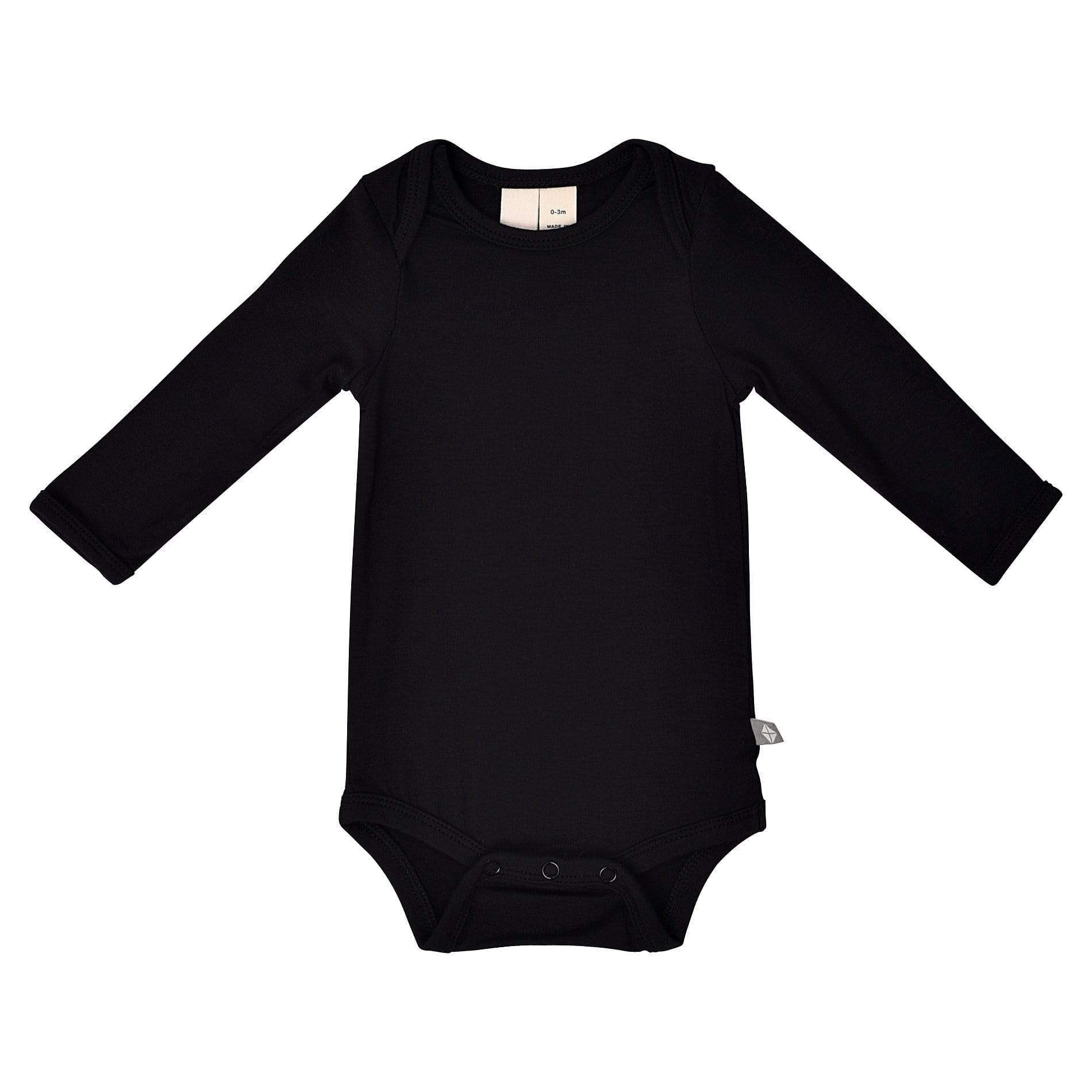 Long Sleeve Bodysuit in Midnight | Kyte BABY
