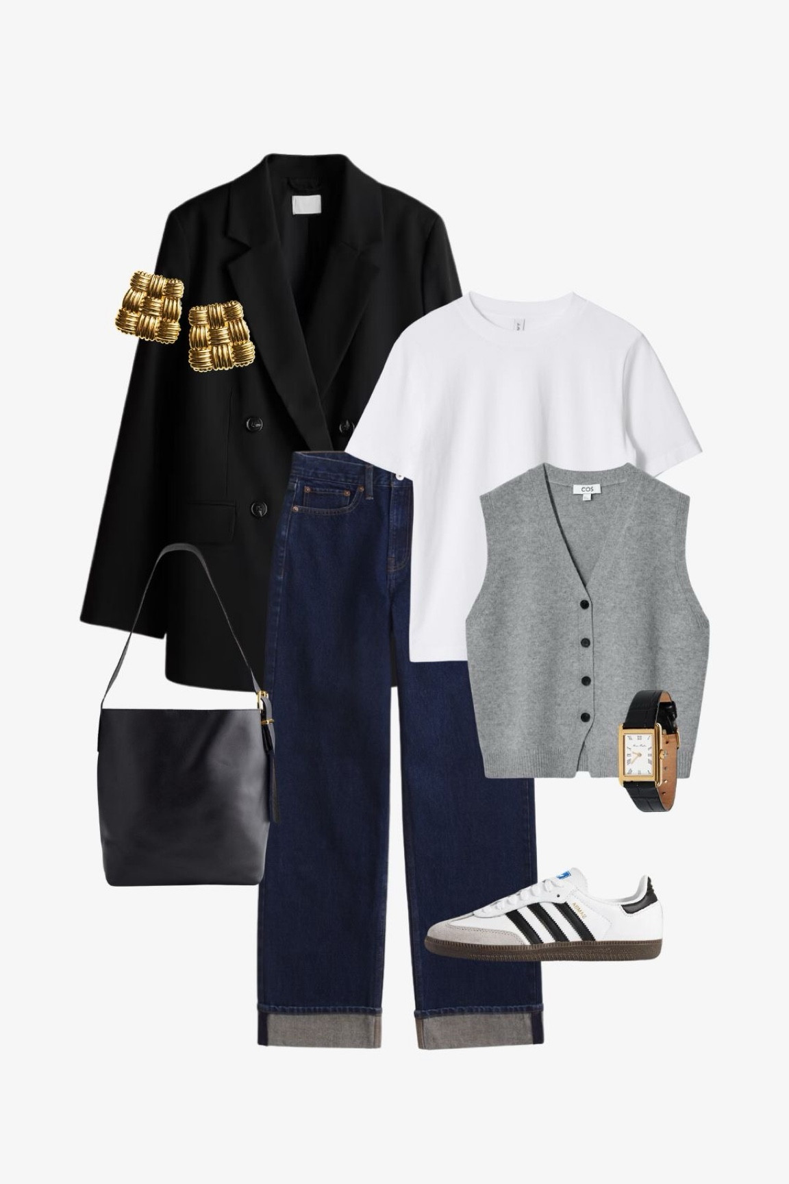 Simple and chic way to style a black blazer ✨ 