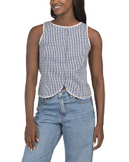 Boat Neck Sleeveless Vest Top | Marshalls