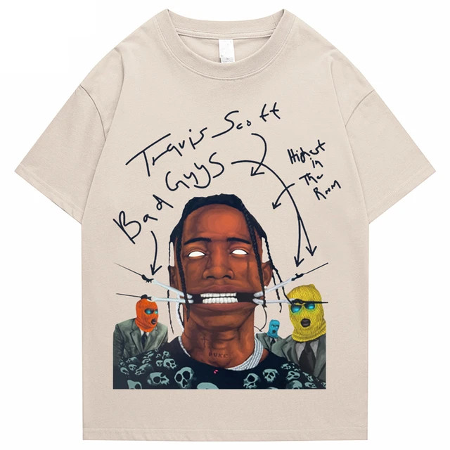 Travis Scott Astroworld Tour Oversized T Shirt Men Women1:1letter Print T Shirts Hip Hop Streetwe... | AliExpress (US)