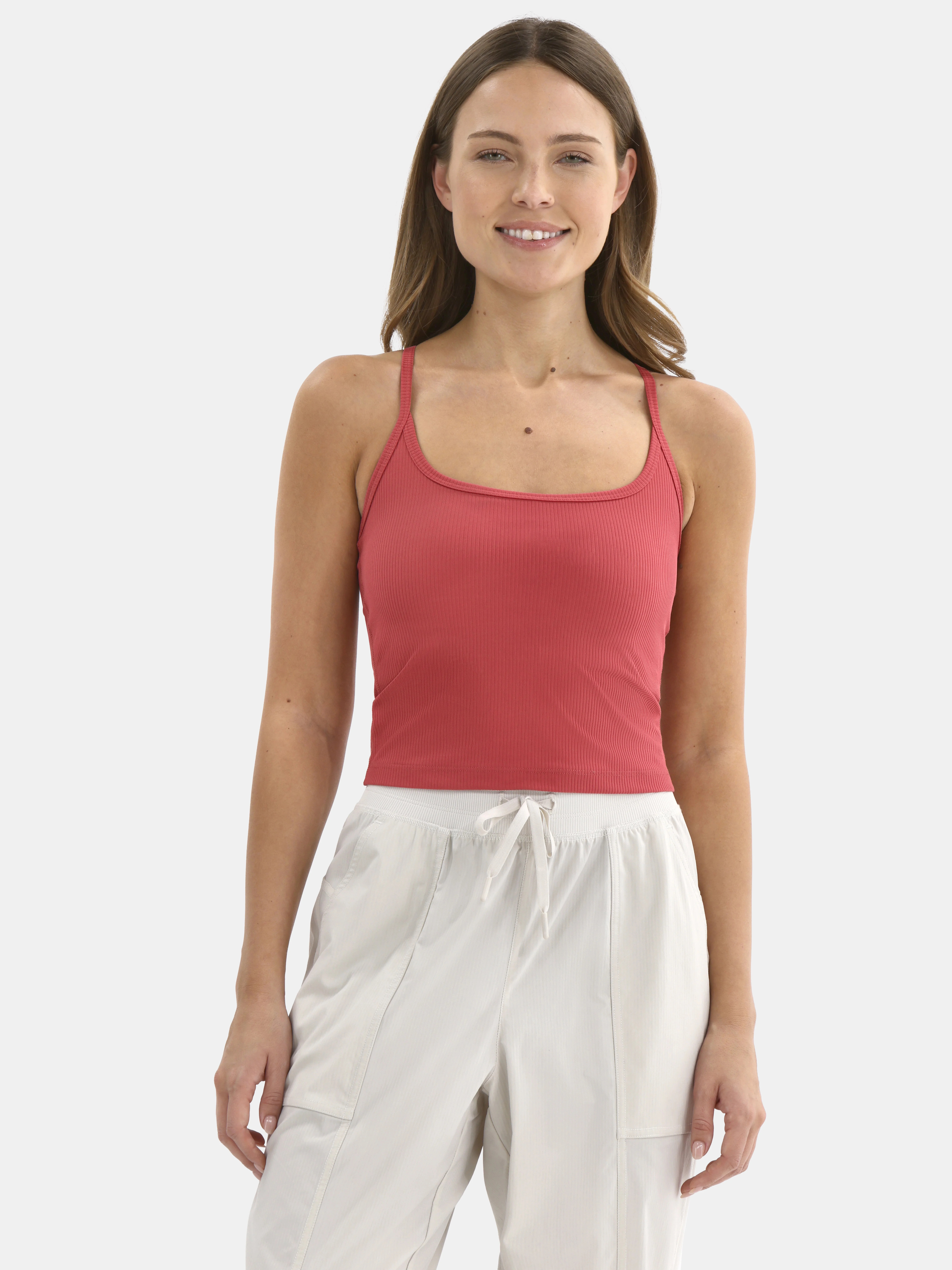 Avia Women's Ribbed SoftSculpt Tank Top with UPF 50, Sizes XS-XXXL - Walmart.com | Walmart (US)