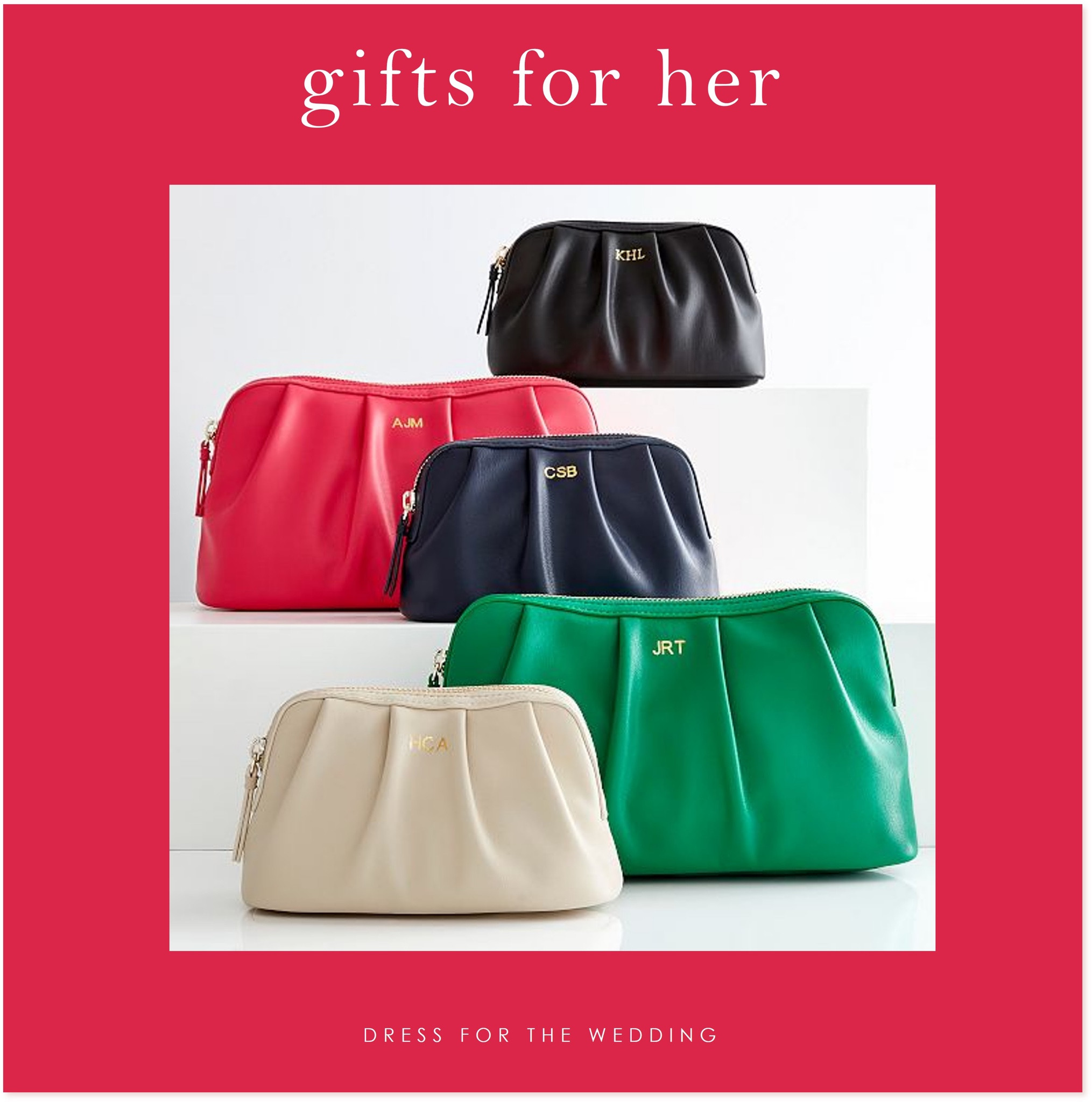 Gifts for her
Personalized gifts 
Monogrammed clutch
Gifts under 50
Holiday gifts 
Gifts for mom
Gifts for girlfriends 
Bridesmaid gifts 
Makeup bag
Preppy gifts 
Monogram gift
Thoughtful gifts 


#LTKGiftGuide #LTKHoliday #LTKfindsunder100