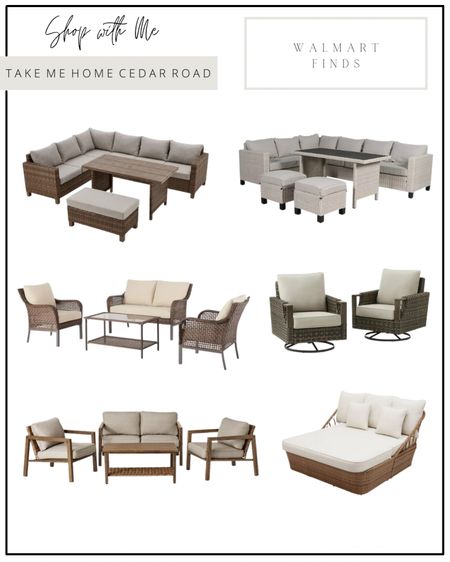 WALMART FINDS - Patio furniture
So many great sets at amazing prices! 

Outdoor furniture, outdoor lounge set, patio furniture, Walmart outdoor 

#LTKhome #LTKsalealert