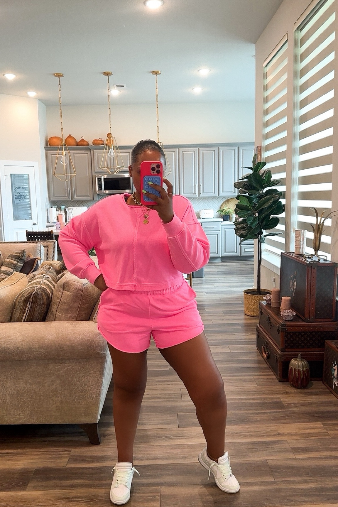 Set-  size medium 
Sneakers-  tts 

Matching set - casual outfit - casual look - casual style - 2 piece set - spring outfit - vacation outfit - ootd - outfit - pink outfit - Nike - Nike sneakers - affordable outfit - travel outfit - 

Follow my shop @styledbylynnai on the @shop.LTK app to shop this post and get my exclusive app-only content!

#liketkit 
@shop.ltk
https://liketk.it/4Dzij

Follow my shop @styledbylynnai on the @shop.LTK app to shop this post and get my exclusive app-only content!

#liketkit 
@shop.ltk
https://liketk.it/4DLT7

Follow my shop @styledbylynnai on the @shop.LTK app to shop this post and get my exclusive app-only content!

#liketkit #LTKfindsunder50 #LTKstyletip #LTKtravel
@shop.ltk
https://liketk.it/4E1YV