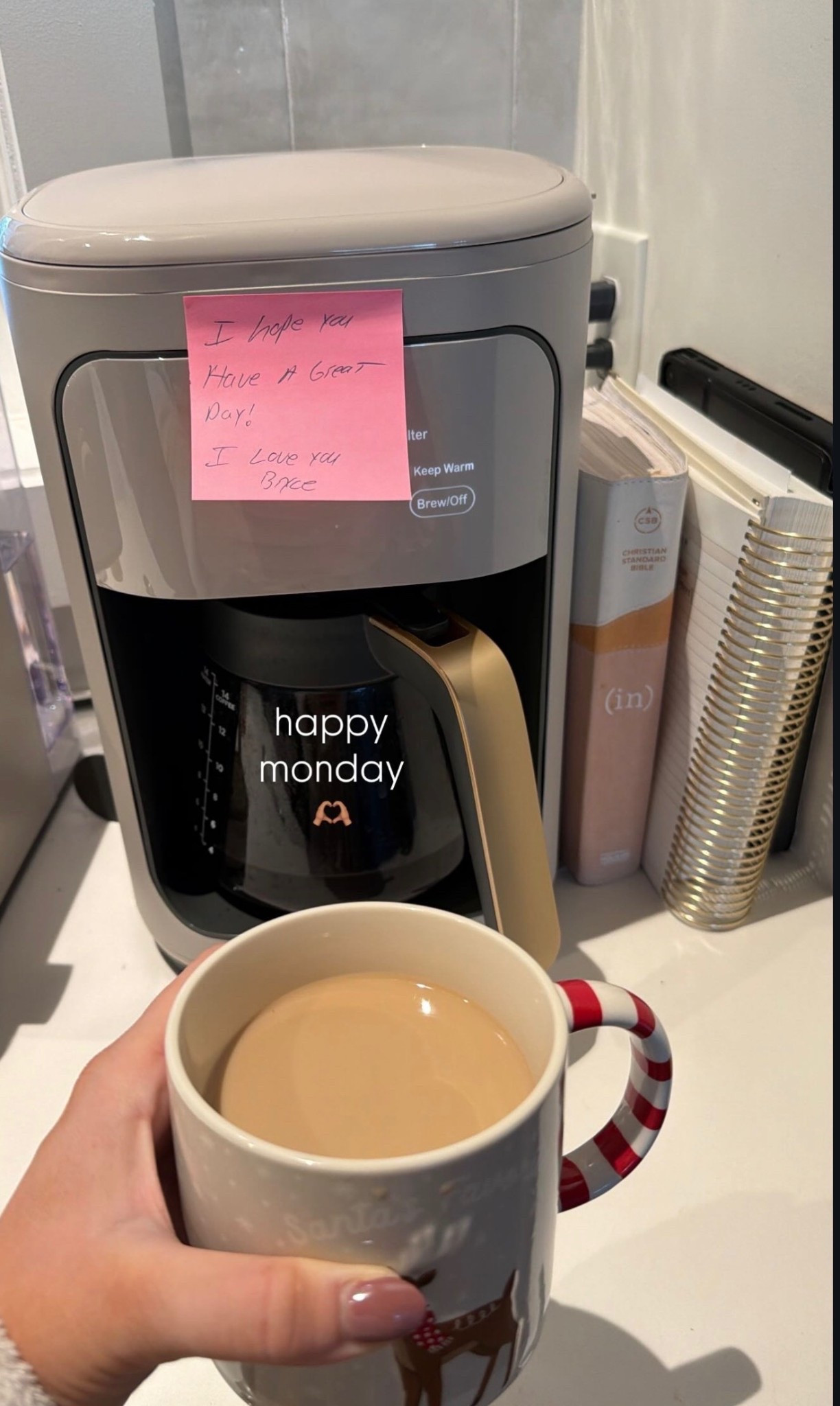 So many questions about my coffee pot from Mondays story! I love it, the coffee isn’t as strong as my old pot, but at this point I’m used to it and it doesn’t bother me!cod

#LTKdayinmylife #LTKHome