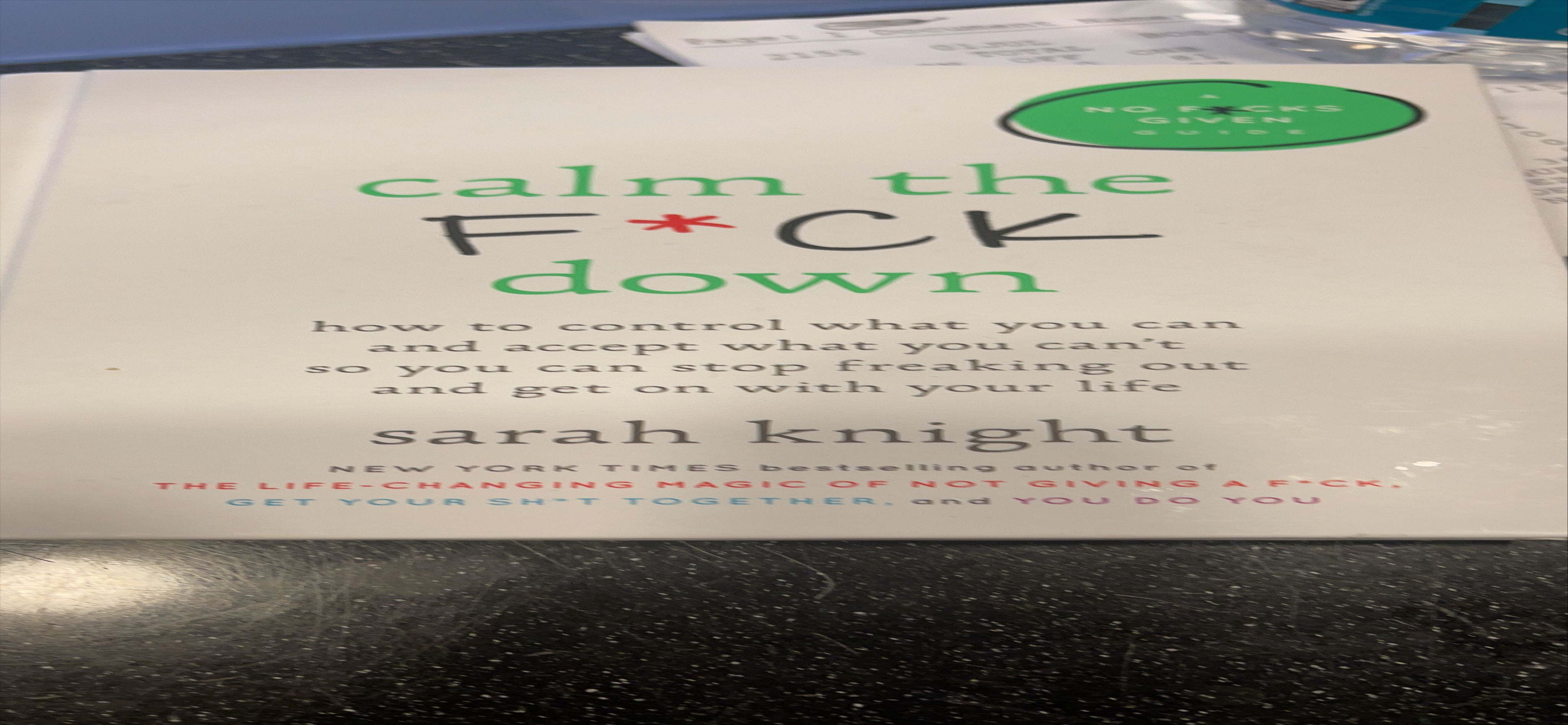 Calm the F*ck Down: How to Control What You Can and Accept What You Can't So You Can Stop Freakin... | Amazon (US)