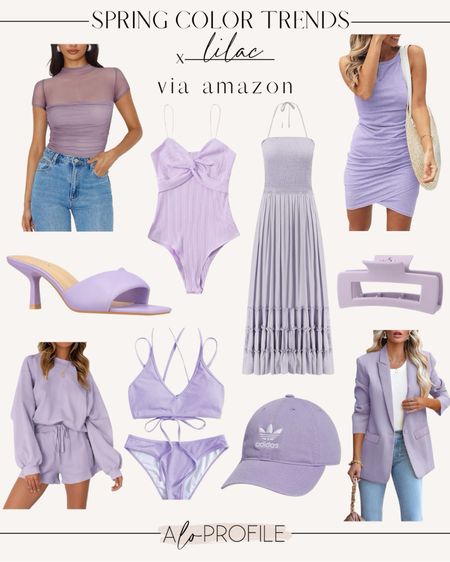 Spring + Summer Color Trends : lilac💟spring fashion, Amazon finds, Amazon fashion, Amazon spring fashion, Amazon spring staples, spring wardrobe, spring color trends, spring outfits