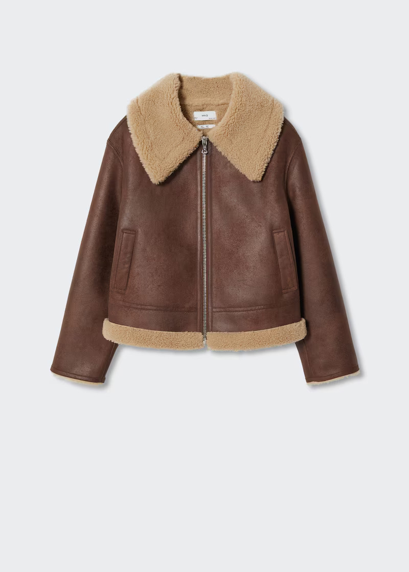 Search: Shearling collar jacket (5) | Mango United Kingdom | MANGO (UK)