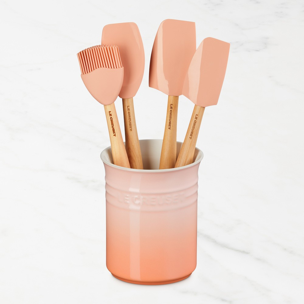 Le Creuset Silicone Utensils with Utensil Holder, Set of 5 | Williams-Sonoma