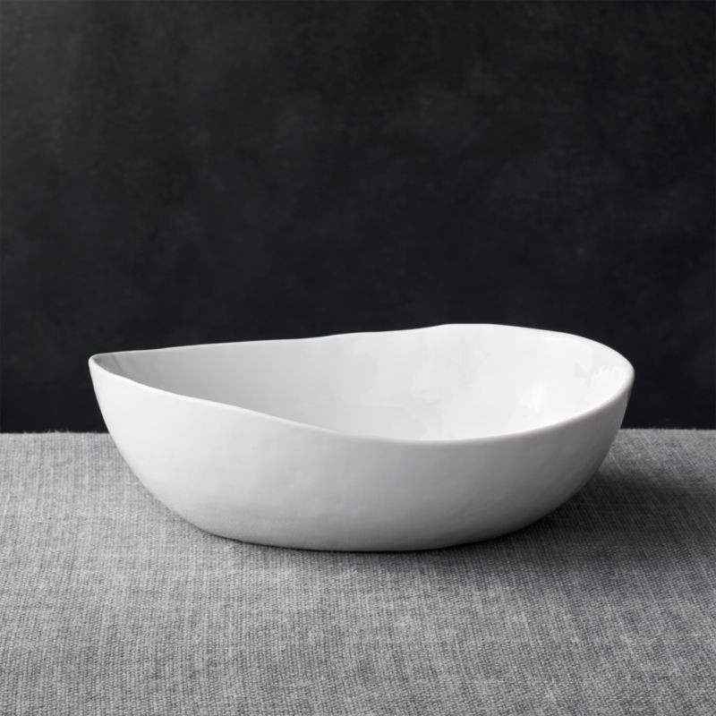 Mercer 8" Low Bowl + Reviews | Crate and Barrel | Crate & Barrel