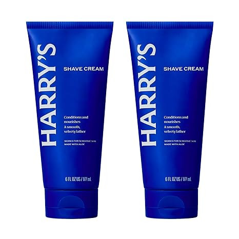 Harry's Shaving Cream for Men with Aloe and Eucalyptus - (2 Pack) 6 oz - Conditions Skin and Soft... | Amazon (US)